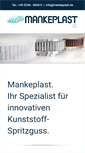 Mobile Screenshot of mankeplast.de